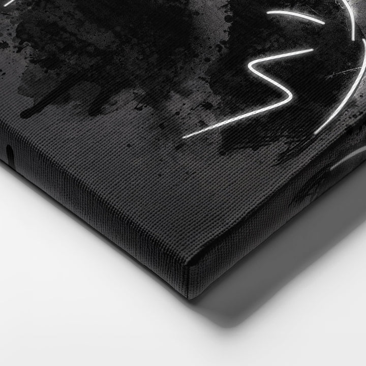 David Bowie Neon Canvas Art | Music Wall Decor - CanvasNeon