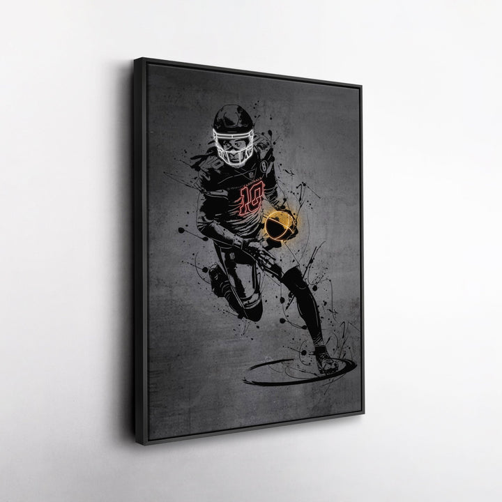 DeAndre Hopkins Neon Canvas Art | Modern Wall Decor for Cardinals Fans - CanvasNeon