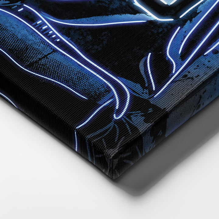 Denver Nuggets Custom Jersey Canvas | Neon Wall Art - CanvasNeon