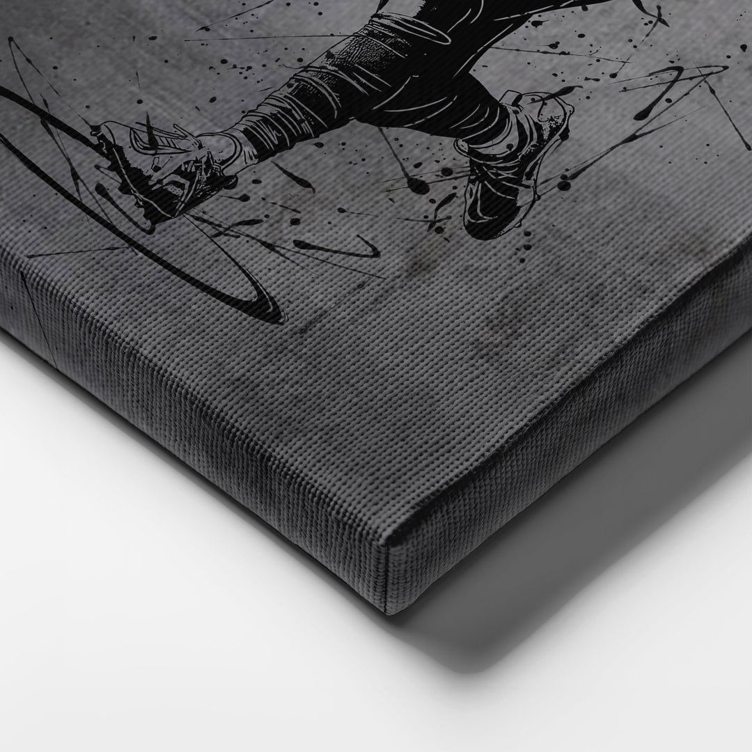 Derrick Henry Neon Canvas Art | Modern Wall Decor for Titans Fans - CanvasNeon