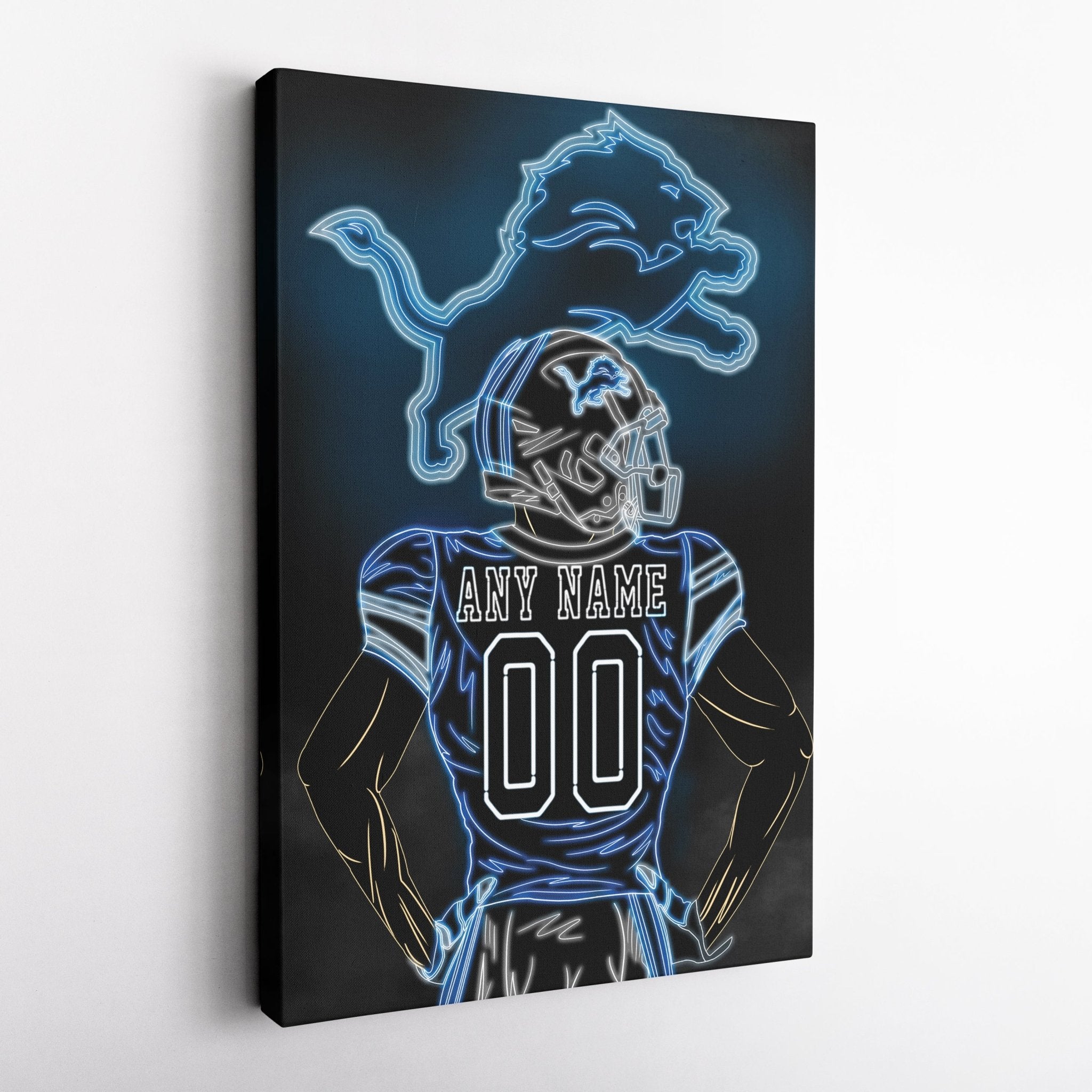 NEON Jersey Edition | Custom Neon Art Canvas Prints