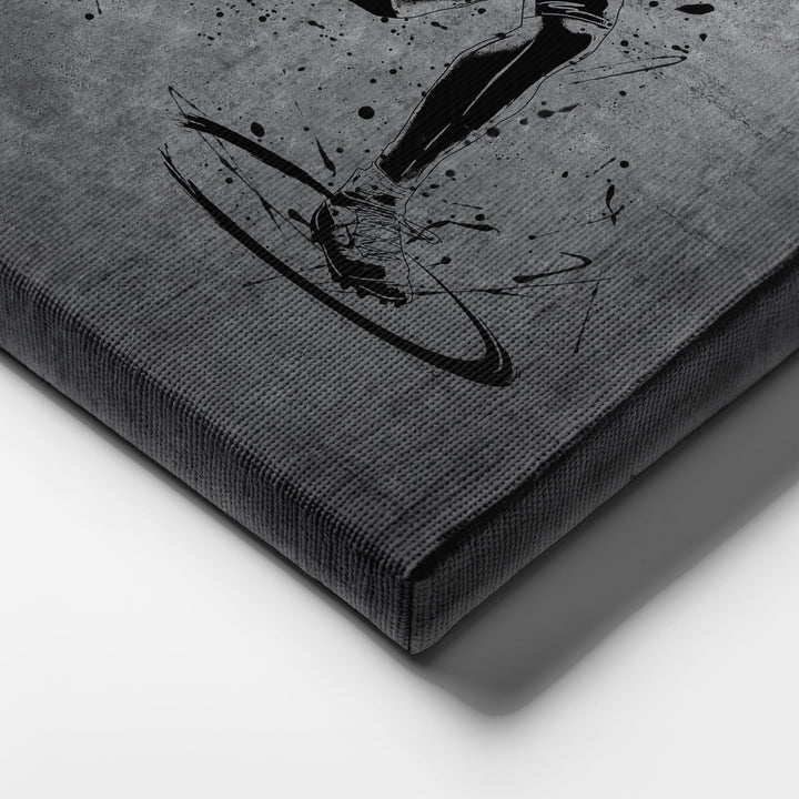 DK Metcalf Neon Canvas Art | Modern Wall Decor for Seahawks Fans - CanvasNeon