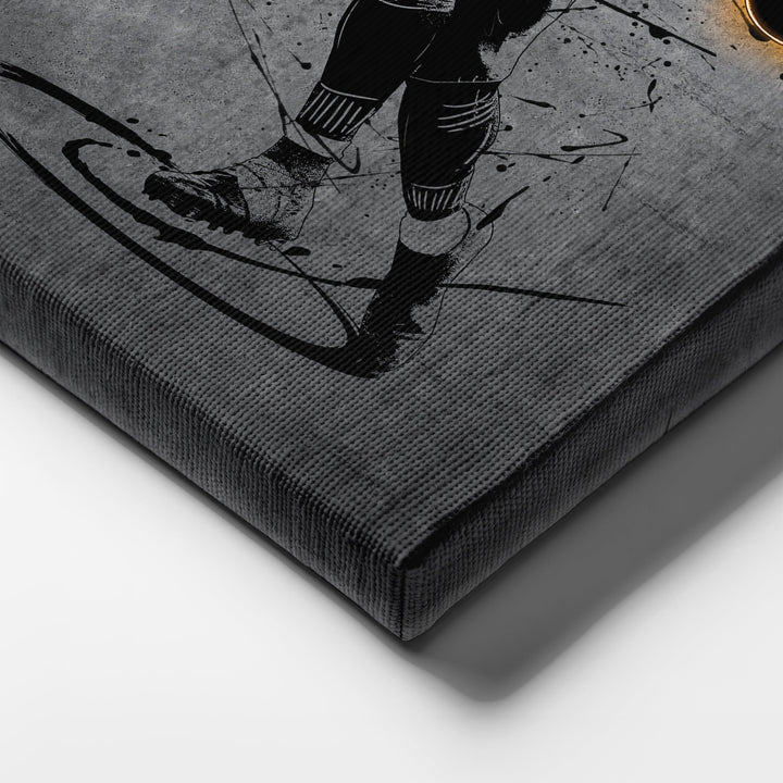 Ed Reed Neon Canvas Art | Modern Wall Decor for Ravens Fans - CanvasNeon