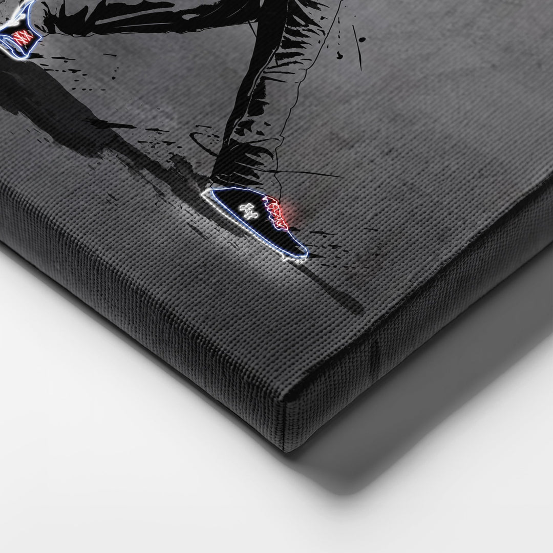 Freddie Freeman Neon Canvas Art | Modern Wall Decor for Braves Fans - CanvasNeon