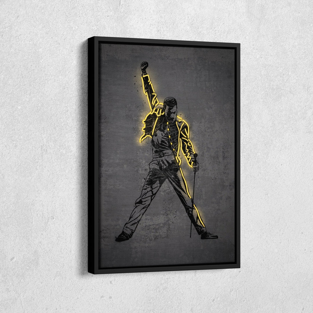 Freddie Mercury - CanvasNeon