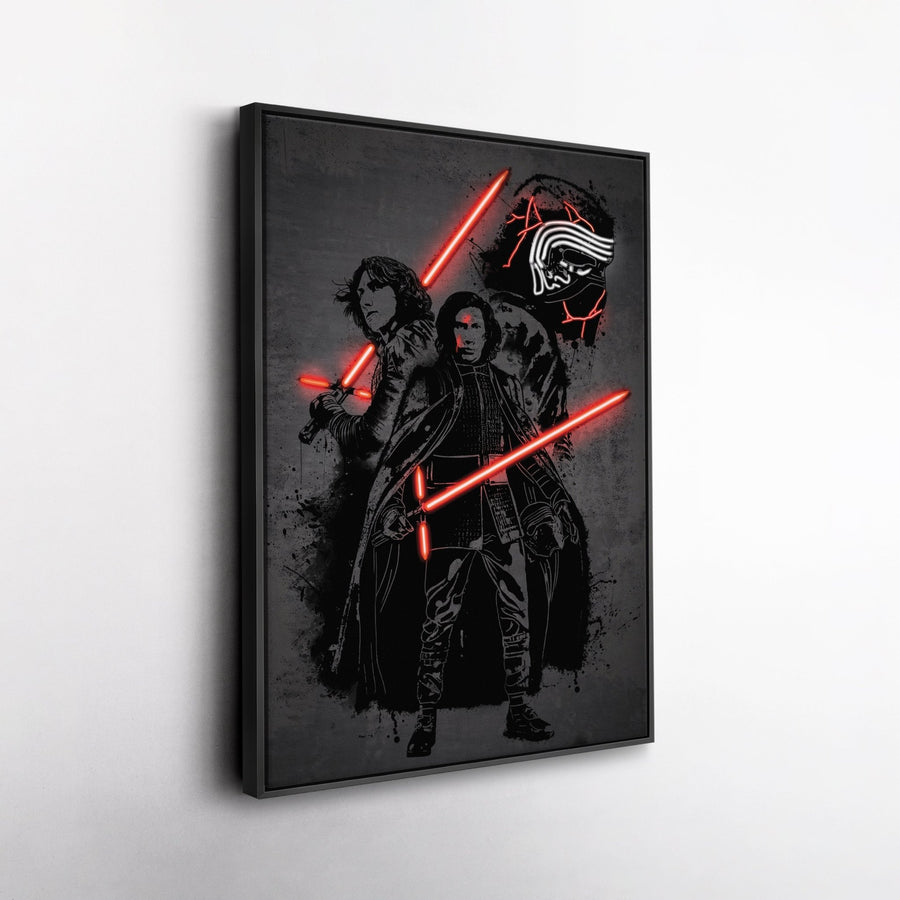 Grogu Canvas | Star Wars Neon Wall Art - CanvasNeon
