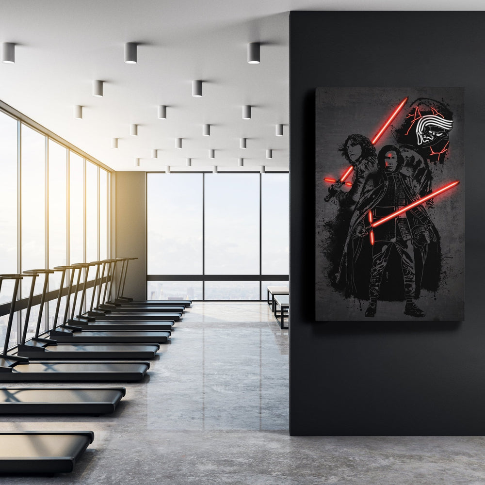 Grogu Canvas | Star Wars Neon Wall Art - CanvasNeon