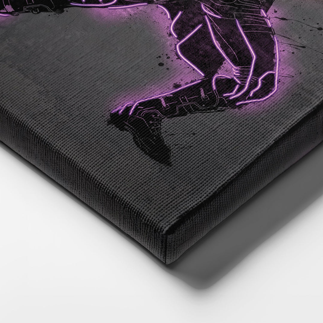 Hawkeye Canvas | Marvel Neon Wall Art - CanvasNeon