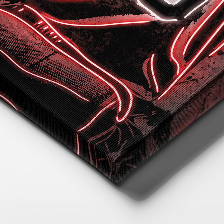 Houston Rockets Custom Jersey Canvas | Neon Wall Art - CanvasNeon