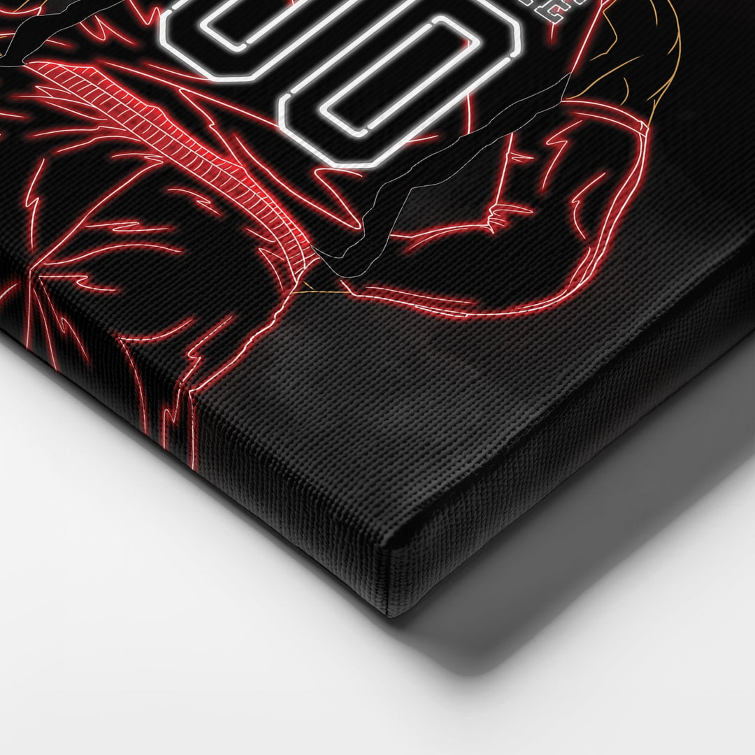 Houston Rockets Personalized Jersey Canvas | Neon Wall Art - CanvasNeon