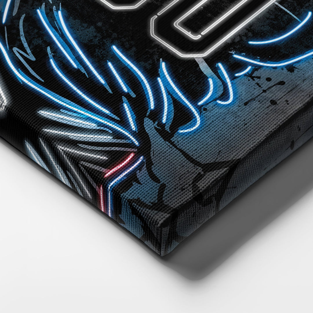 Houston Texans Custom Jersey Canvas | Neon Wall Art - CanvasNeon