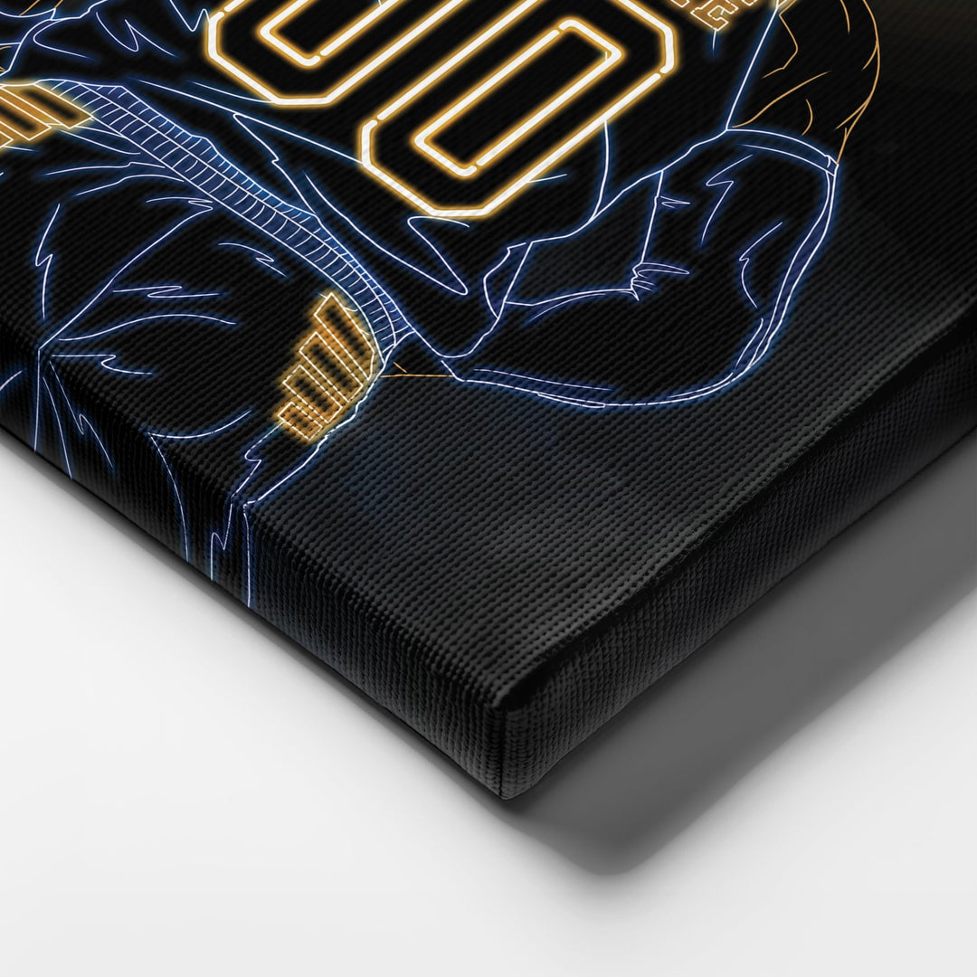 Indiana Pacers Personalized Jersey Canvas | Neon Wall Art - CanvasNeon
