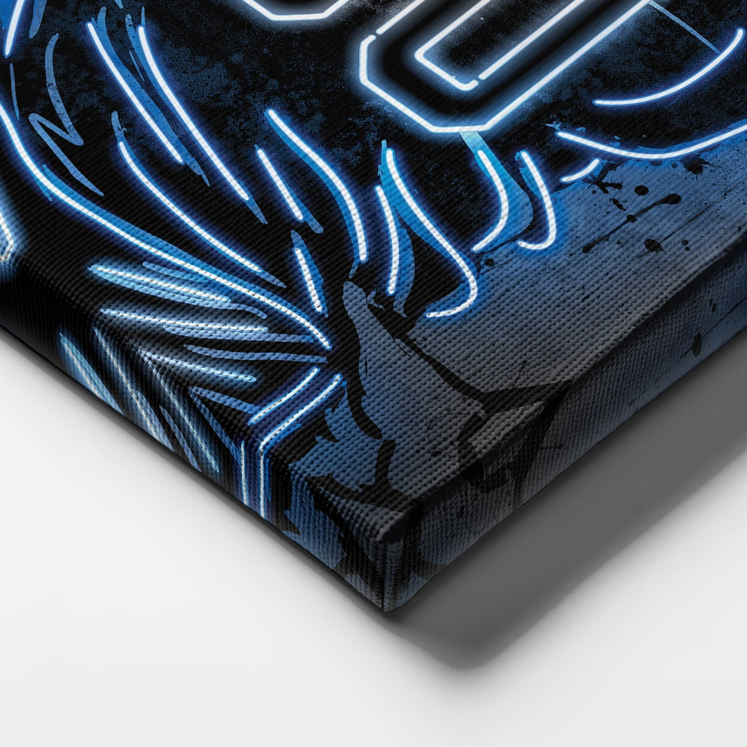Indianapolis Colts Custom Jersey Canvas | Neon Wall Art - CanvasNeon
