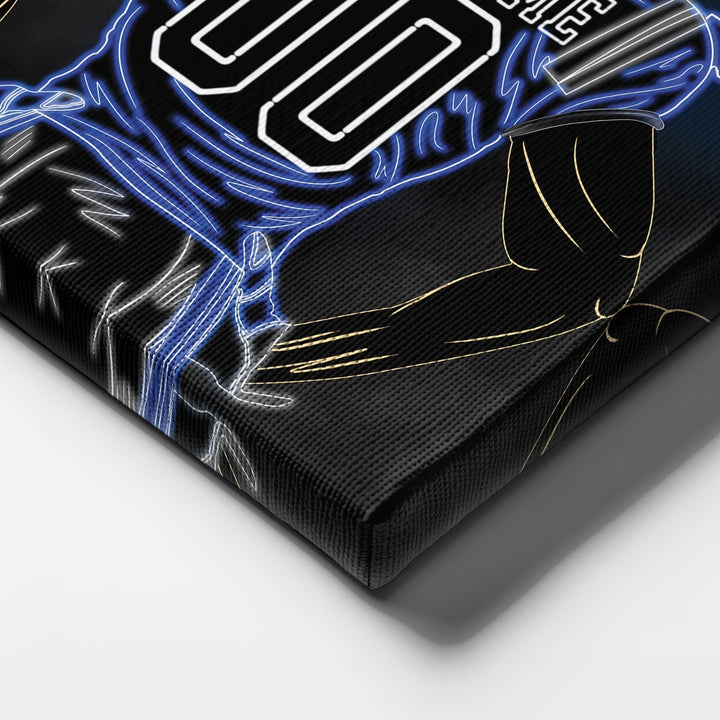 Indianapolis Colts Personalized Jersey Canvas | Neon Wall Art - CanvasNeon