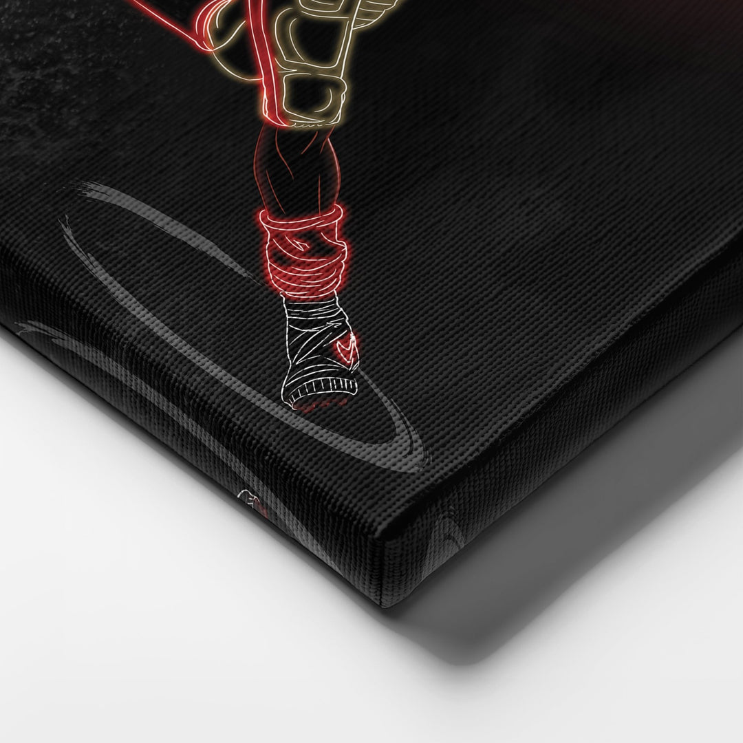 Jerry Rice Neon Canvas Art | 49ers Wall Decor - CanvasNeon