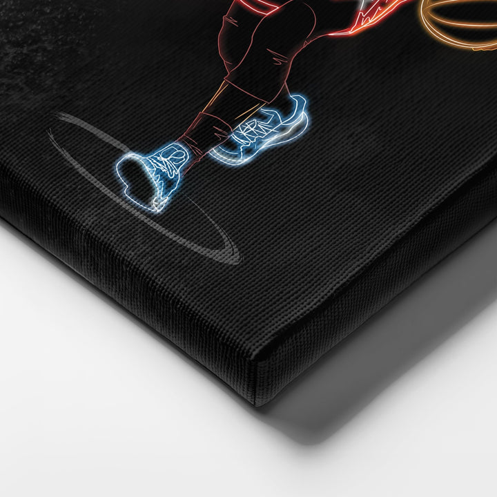 Jimmy Butler Neon Canvas Art | Heat Wall Decor - CanvasNeon