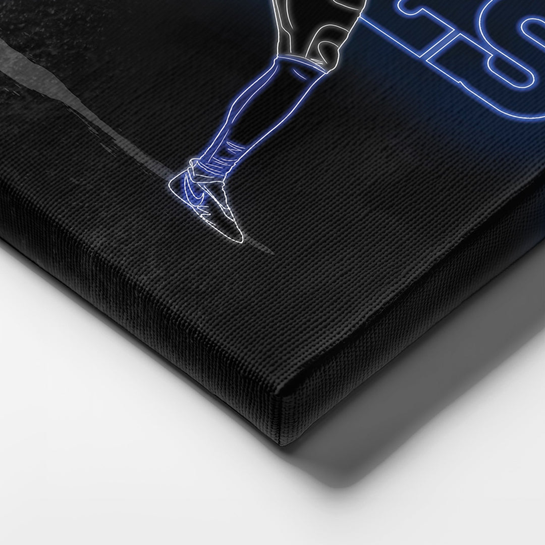 Josh Allen Neon Canvas Art | Bills Wall Decor - CanvasNeon