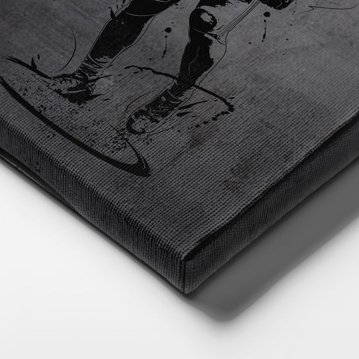 Josh Metellus Neon Canvas Art | Modern Wall Decor for Vikings Fans - CanvasNeon