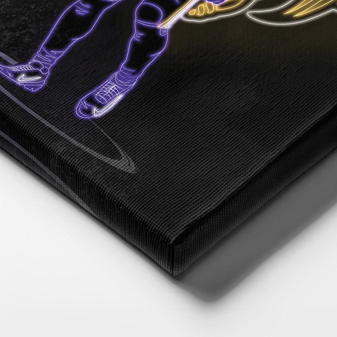 Josh Metellus Neon Canvas Art | Vikings Wall Decor - CanvasNeon