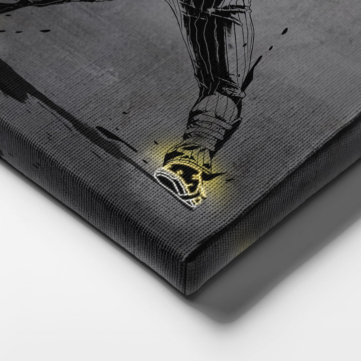 Juan Soto Neon Canvas Art | Modern Wall Decor for Padres Fans - CanvasNeon