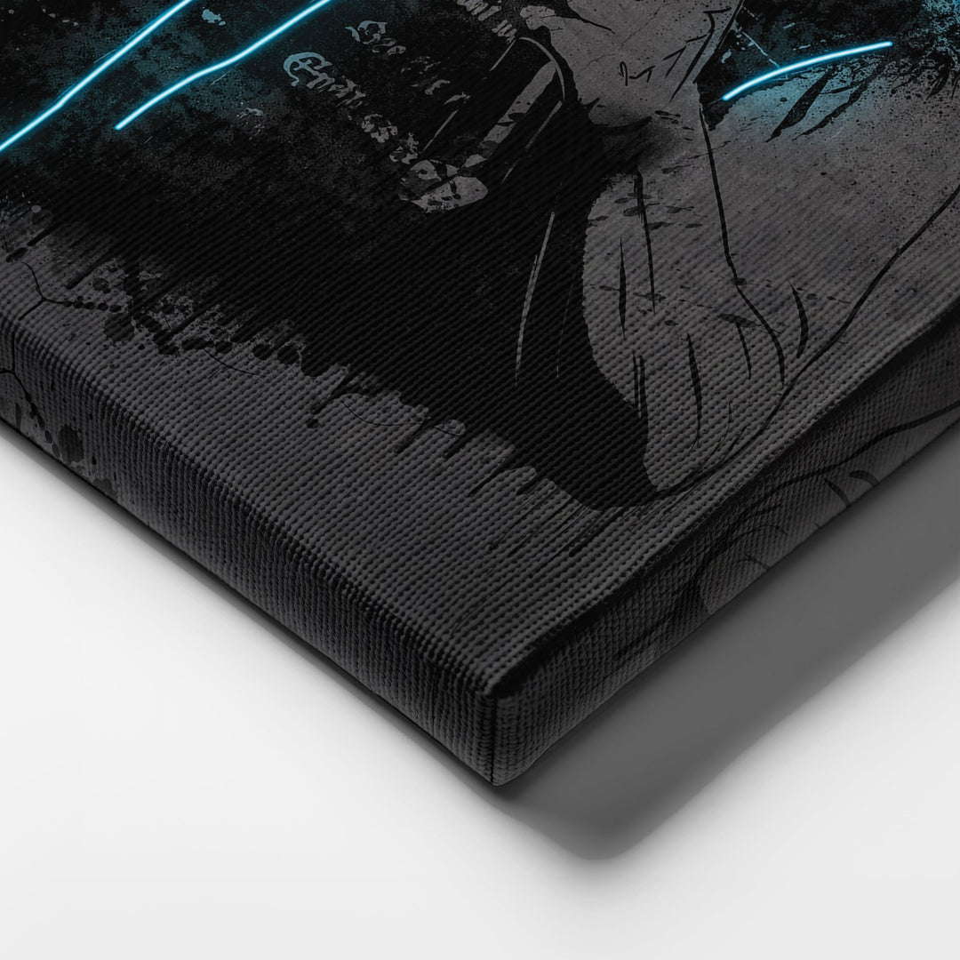 Juice Wrld Neon Canvas Art | Music Wall Decor - CanvasNeon