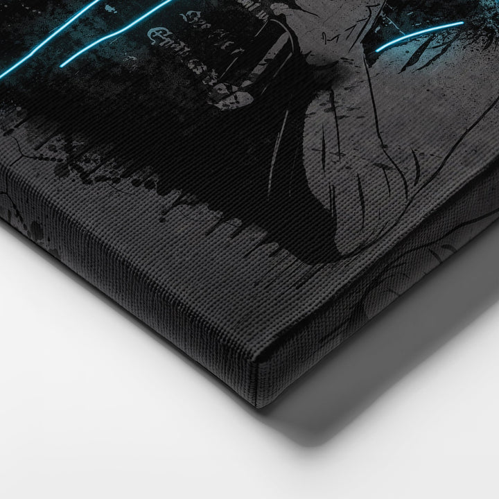 Juice Wrld Neon Canvas Art | Music Wall Decor - CanvasNeon