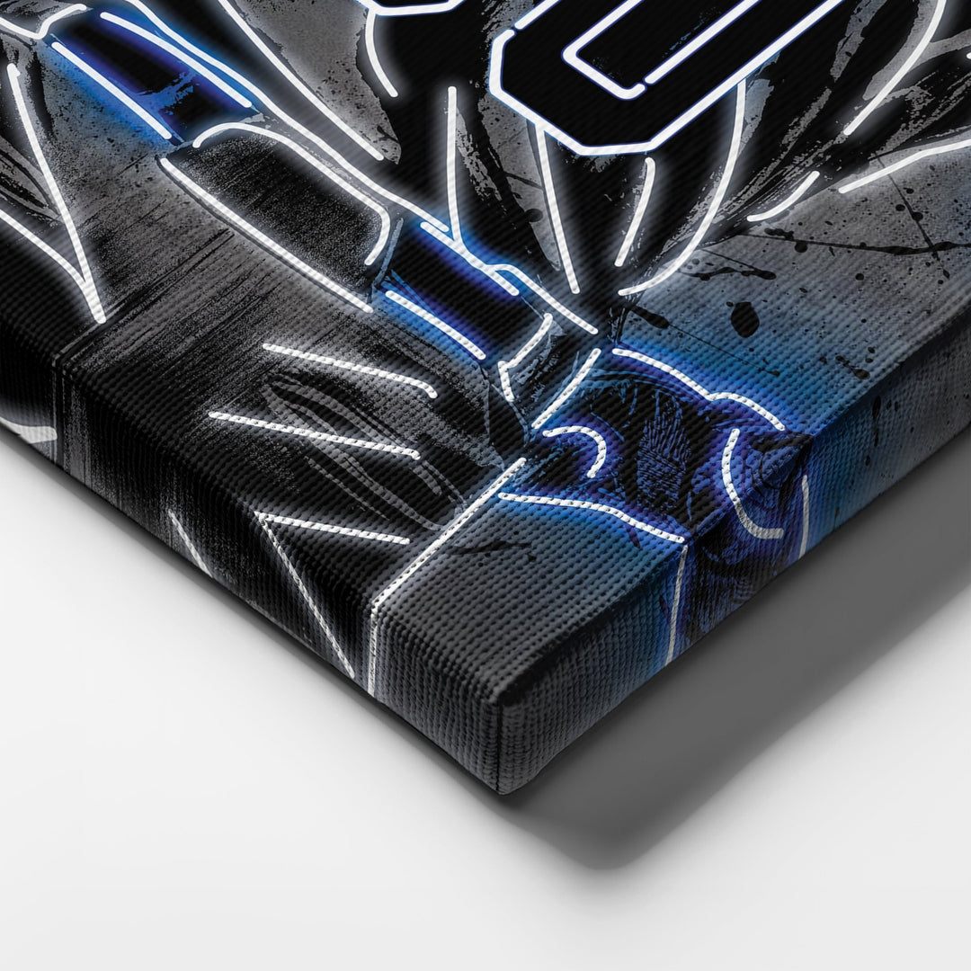 Kansas City Royals Custom Jersey Canvas | Neon Wall Art - CanvasNeon