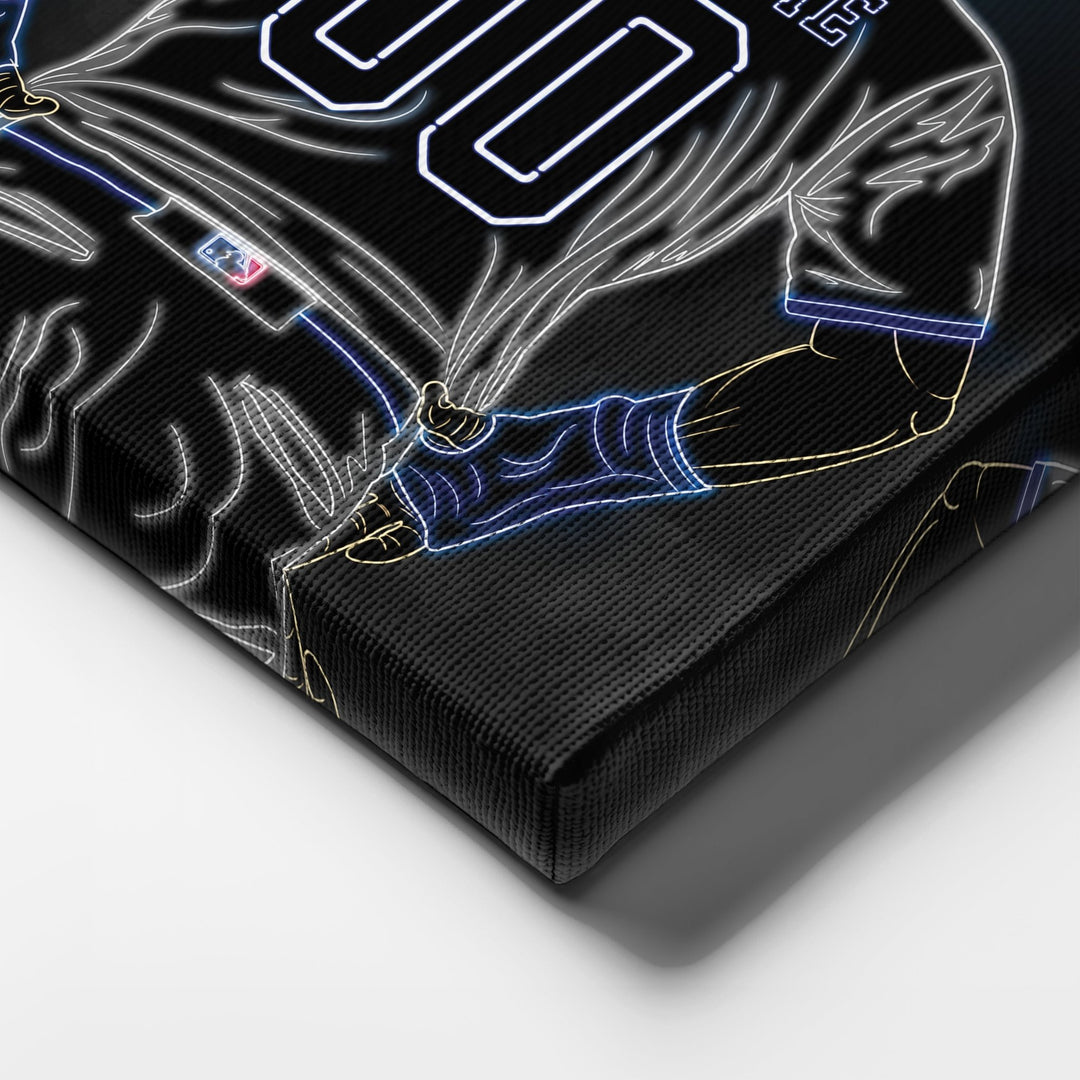 Kansas City Royals Personalized Jersey Canvas | Neon Wall Art - CanvasNeon