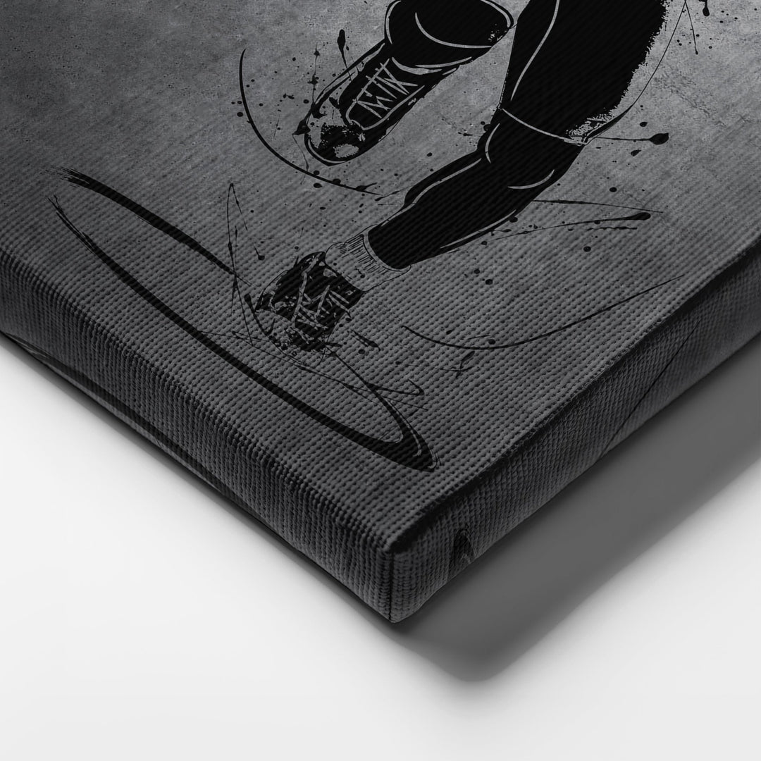 Larry Fitzgerald Jr Neon Canvas Art | Modern Wall Decor for Cardinals Fans - CanvasNeon