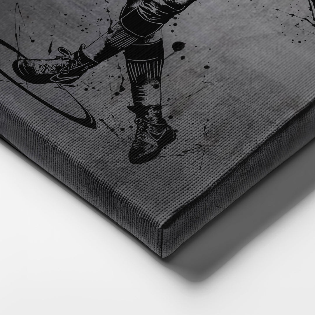 Lawrence Taylor Neon Canvas Art | Modern Wall Decor for Giants Fans - CanvasNeon