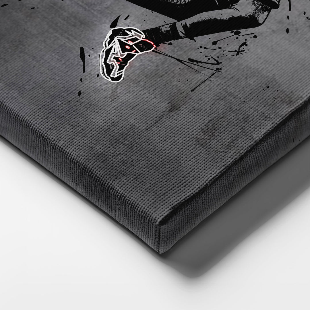 Lebron James Dunk Neon Canvas Art | Modern Wall Decor for Heat Fans - CanvasNeon