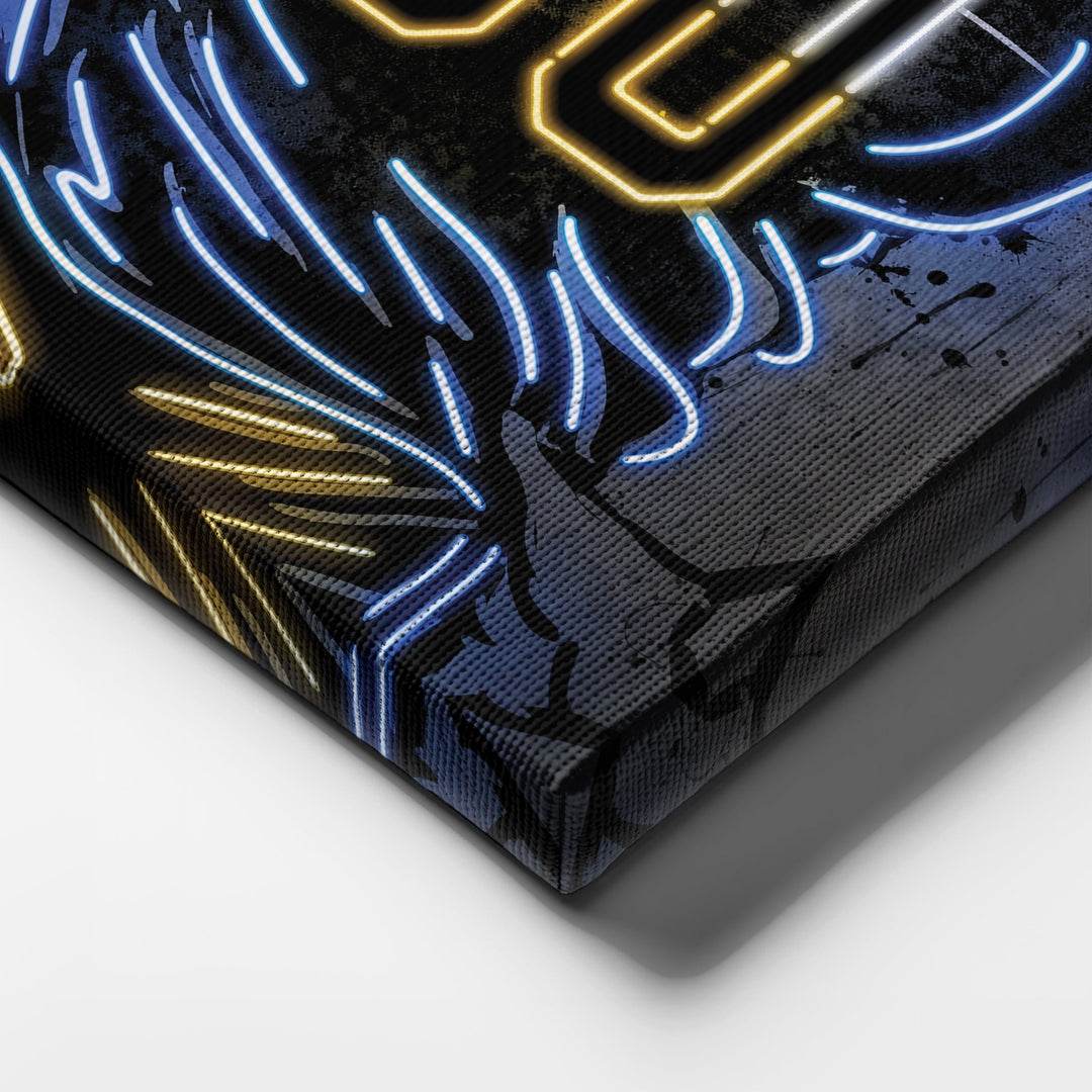 Los Angeles Rams Custom Jersey Canvas | Neon Wall Art - CanvasNeon
