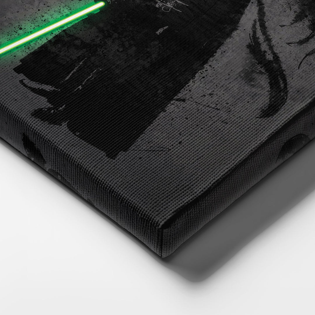 Luke Skywalker Canvas | Star Wars Neon Wall Art - CanvasNeon
