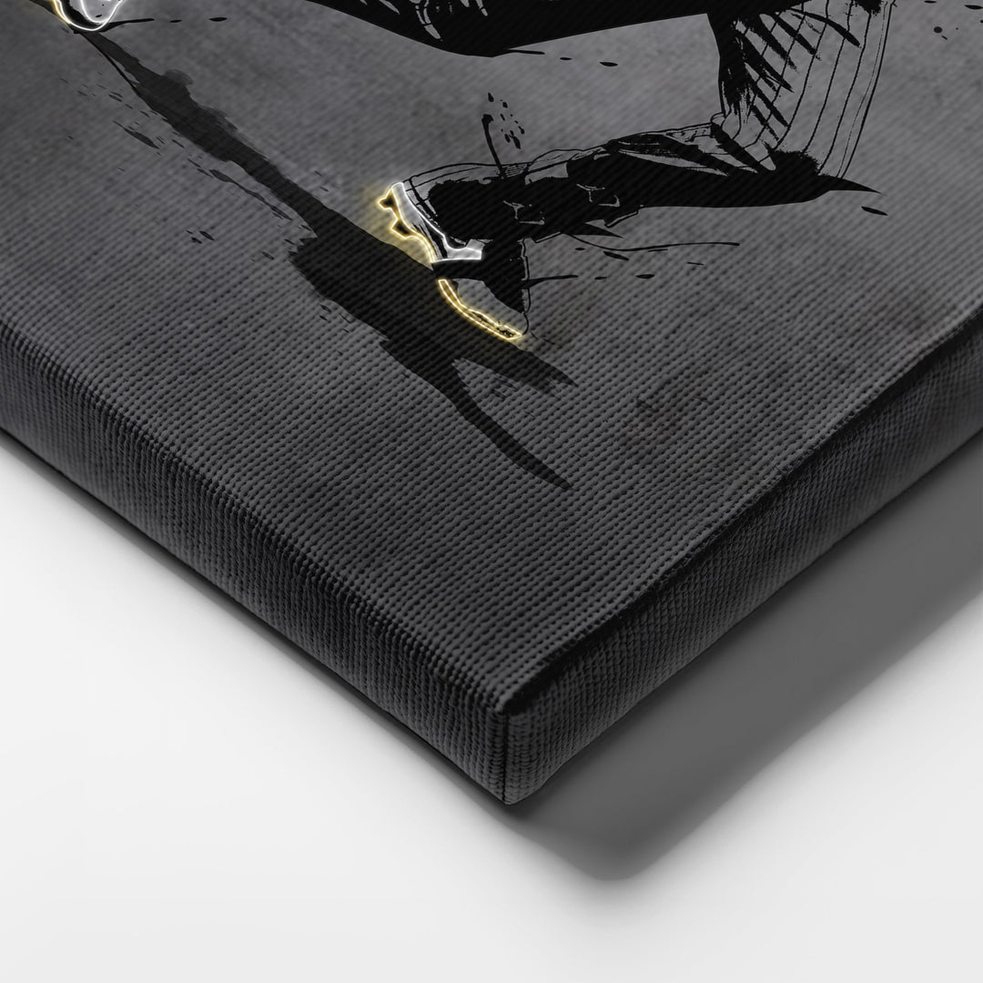 Manny Machado Neon Canvas Art | Modern Wall Decor for Padres Fans - CanvasNeon