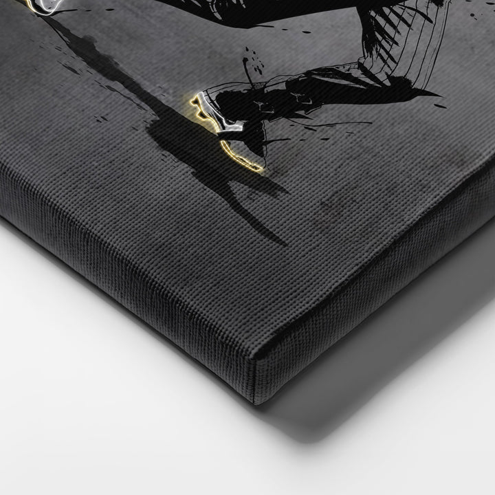 Manny Machado Neon Canvas Art | Modern Wall Decor for Padres Fans - CanvasNeon