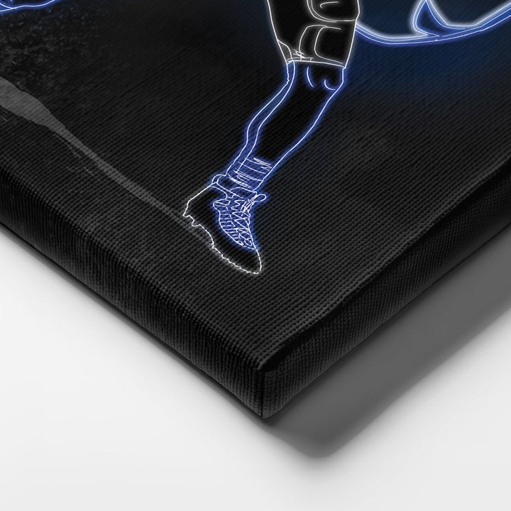 Matthew Stafford Neon Canvas Art | Rams Wall Decor - CanvasNeon