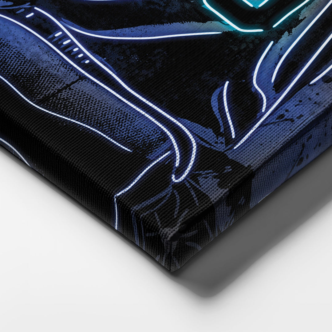 Memphis Grizzlies Custom Jersey Canvas | Neon Wall Art - CanvasNeon
