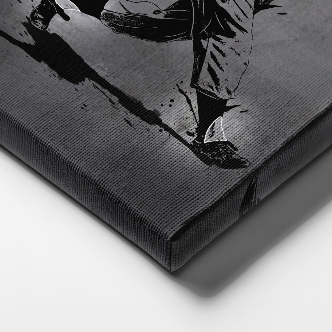 Mickey Mantle Neon Canvas Art | Modern Wall Decor for Yankees Fans - CanvasNeon