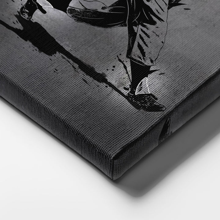 Mickey Mantle Neon Canvas Art | Modern Wall Decor for Yankees Fans - CanvasNeon