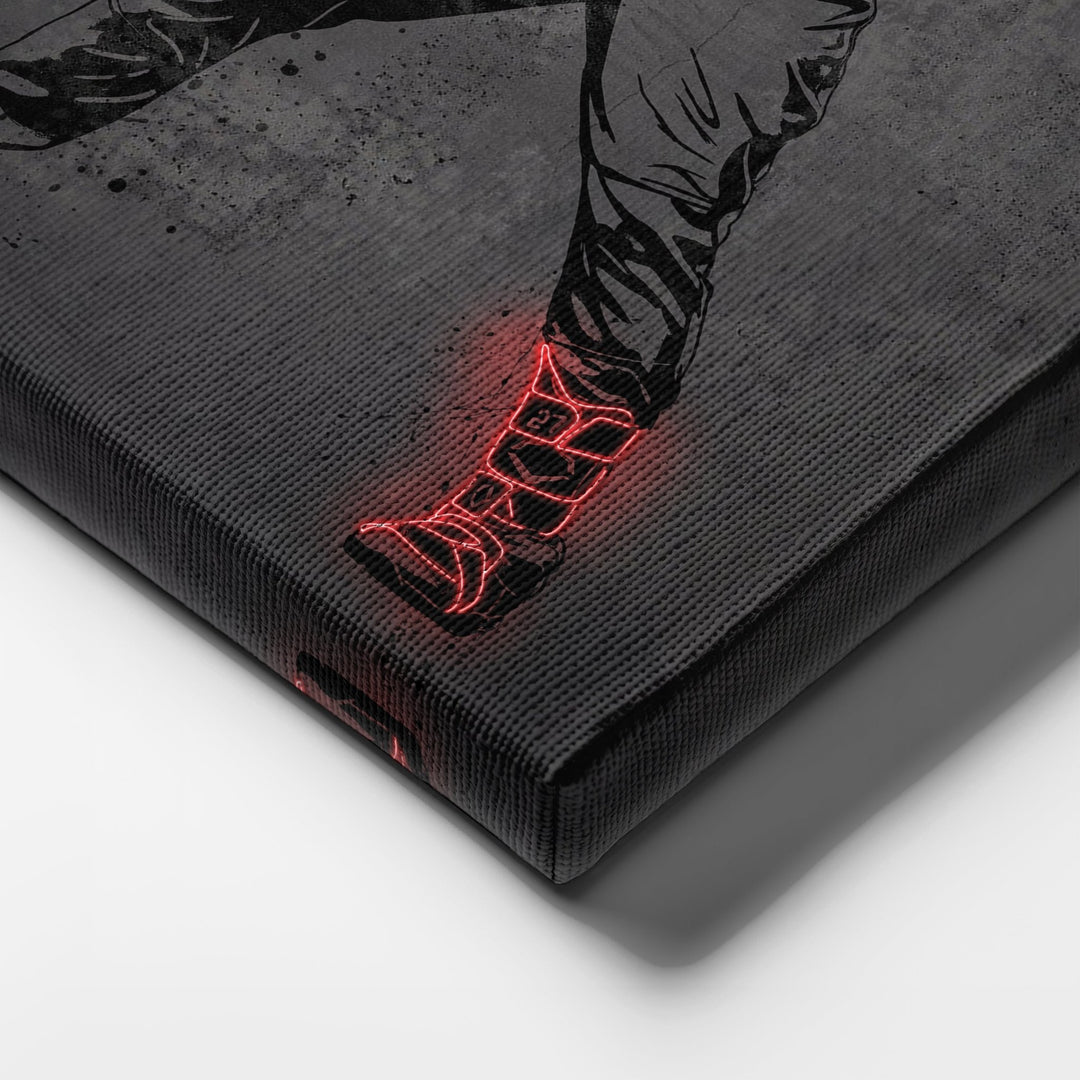 Mike Trout Neon Canvas Art | Modern Wall Decor for Angels Fans - CanvasNeon