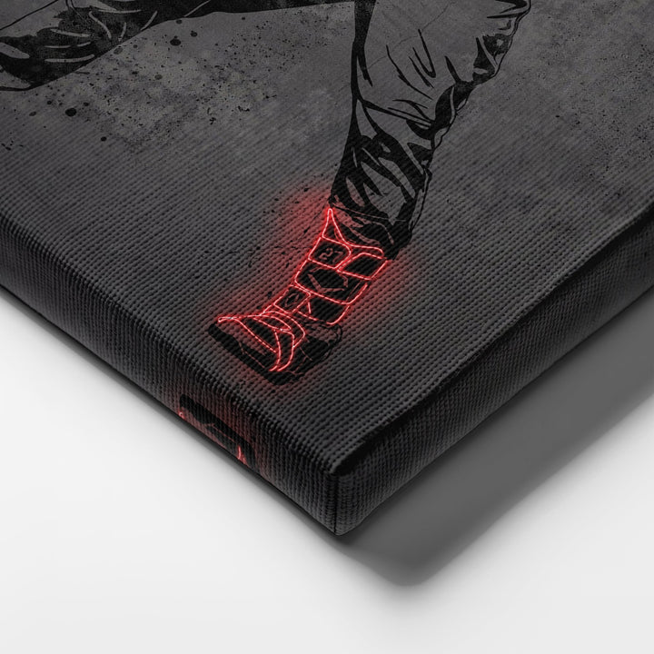 Mike Trout Neon Canvas Art | Modern Wall Decor for Angels Fans - CanvasNeon