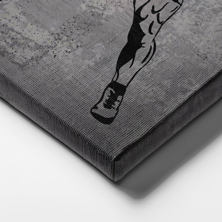 Mike Tyson Neon Canvas Art | Modern Wall Decor for Boxing Fans - CanvasNeon
