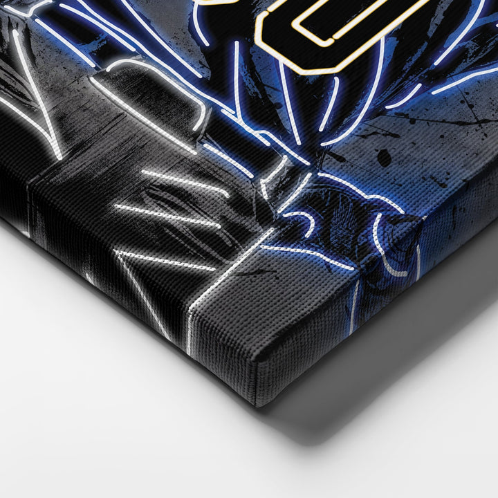 Milwaukee Brewers Custom Jersey Canvas | Neon Wall Art - CanvasNeon
