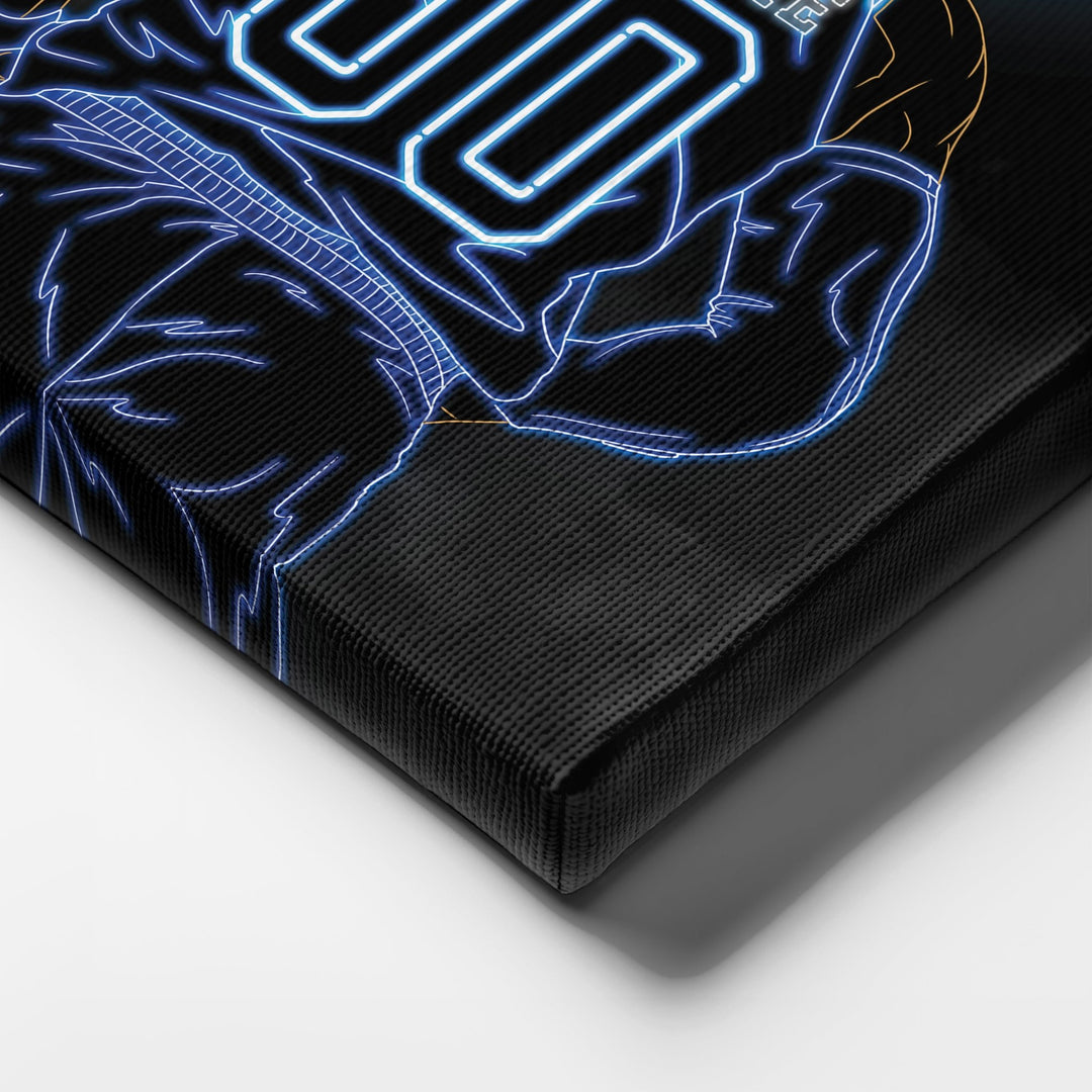Minnesota Timberwolves Personalized Jersey Canvas | Neon Wall Art - CanvasNeon