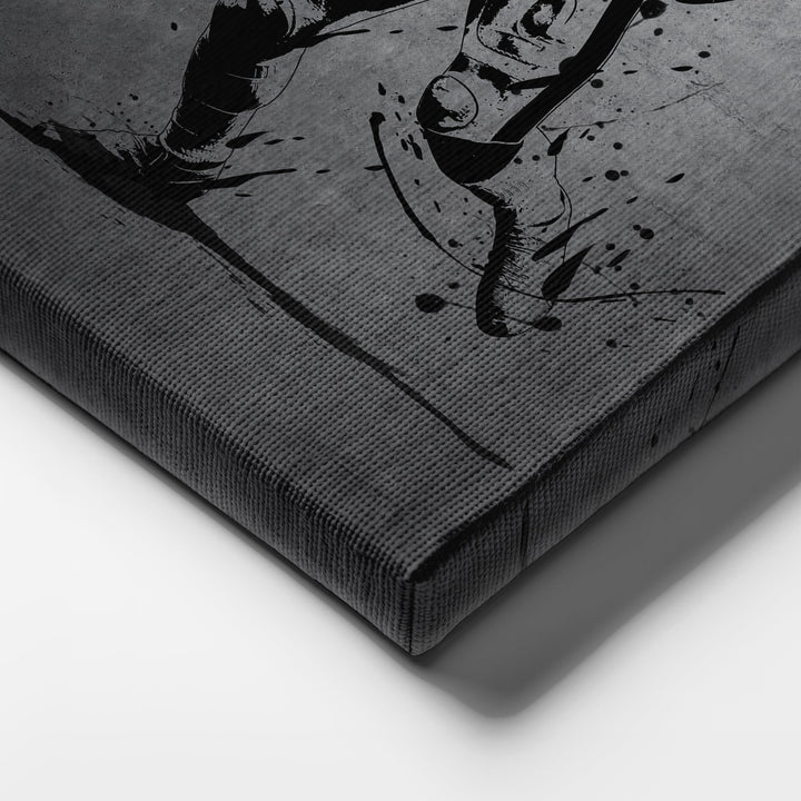 Najee Harris Neon Canvas Art | Modern Wall Decor for Steelers Fans - CanvasNeon