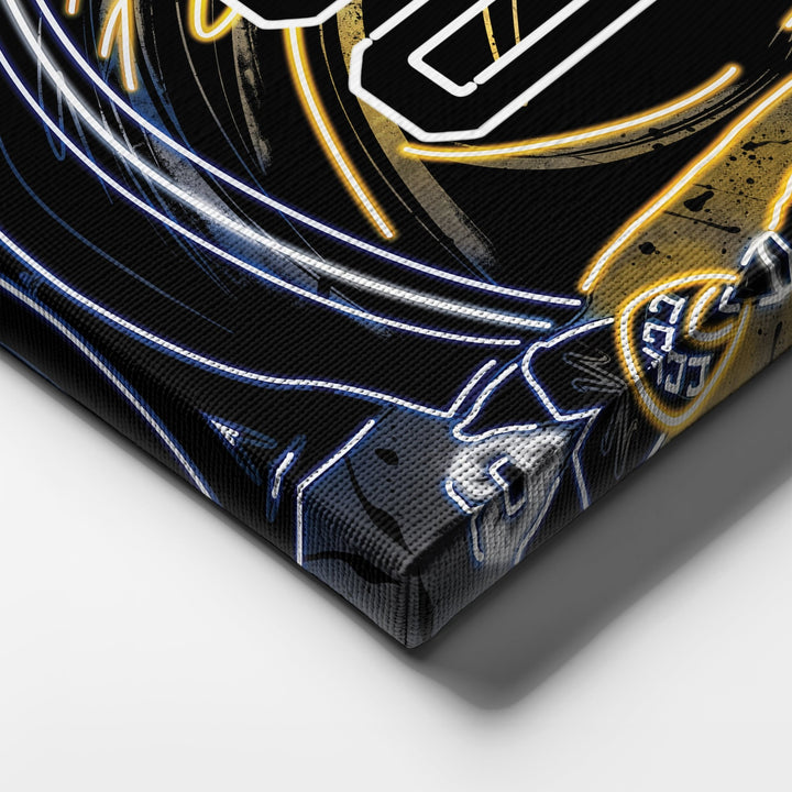 Nashville Predators Custom Jersey Canvas | Neon Wall Art - CanvasNeon