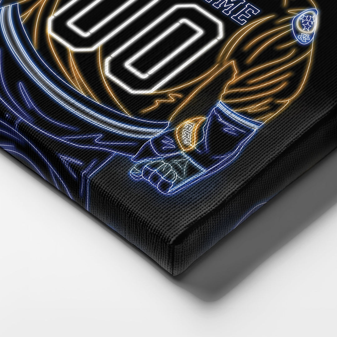 Nashville Predators Personalized Jersey Canvas | Neon Wall Art - CanvasNeon