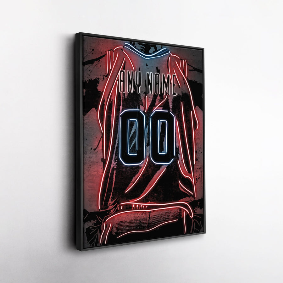 New Orleans Pelicans Custom Jersey Canvas | Neon Wall Art - CanvasNeon