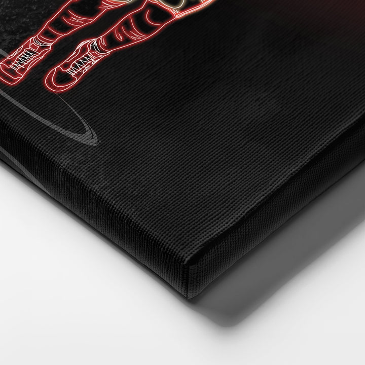 Nick Bosa Neon Canvas Art | 49ers Wall Decor - CanvasNeon