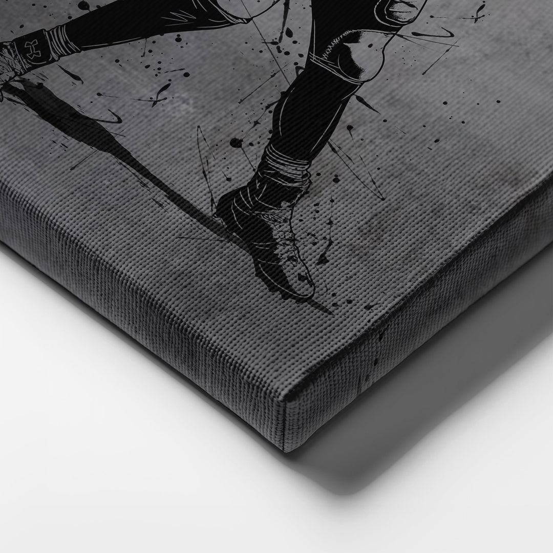 Nick Foles Neon Canvas Art | Modern Wall Decor for Eagles Fans - CanvasNeon